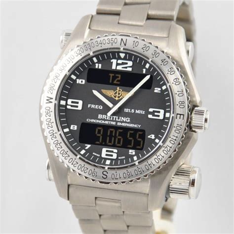 breitling emergency titanium bracelet|breitling emergency antenna cap.